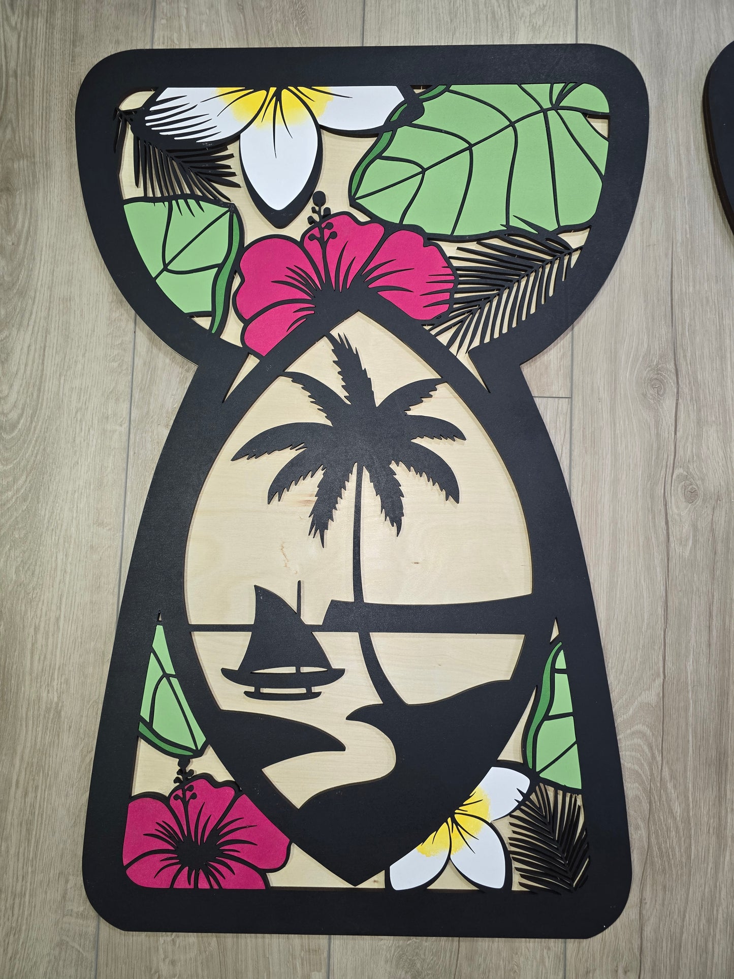 Guam Spirit Latte Stone Wall Art – 28" x 18.5"