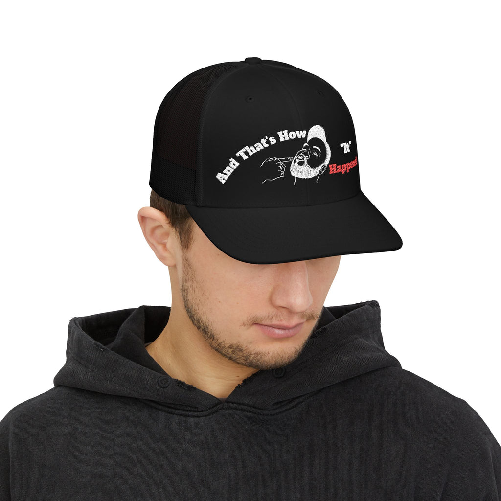 And That's How It Happens Logo Snap Back - Red Happens Text