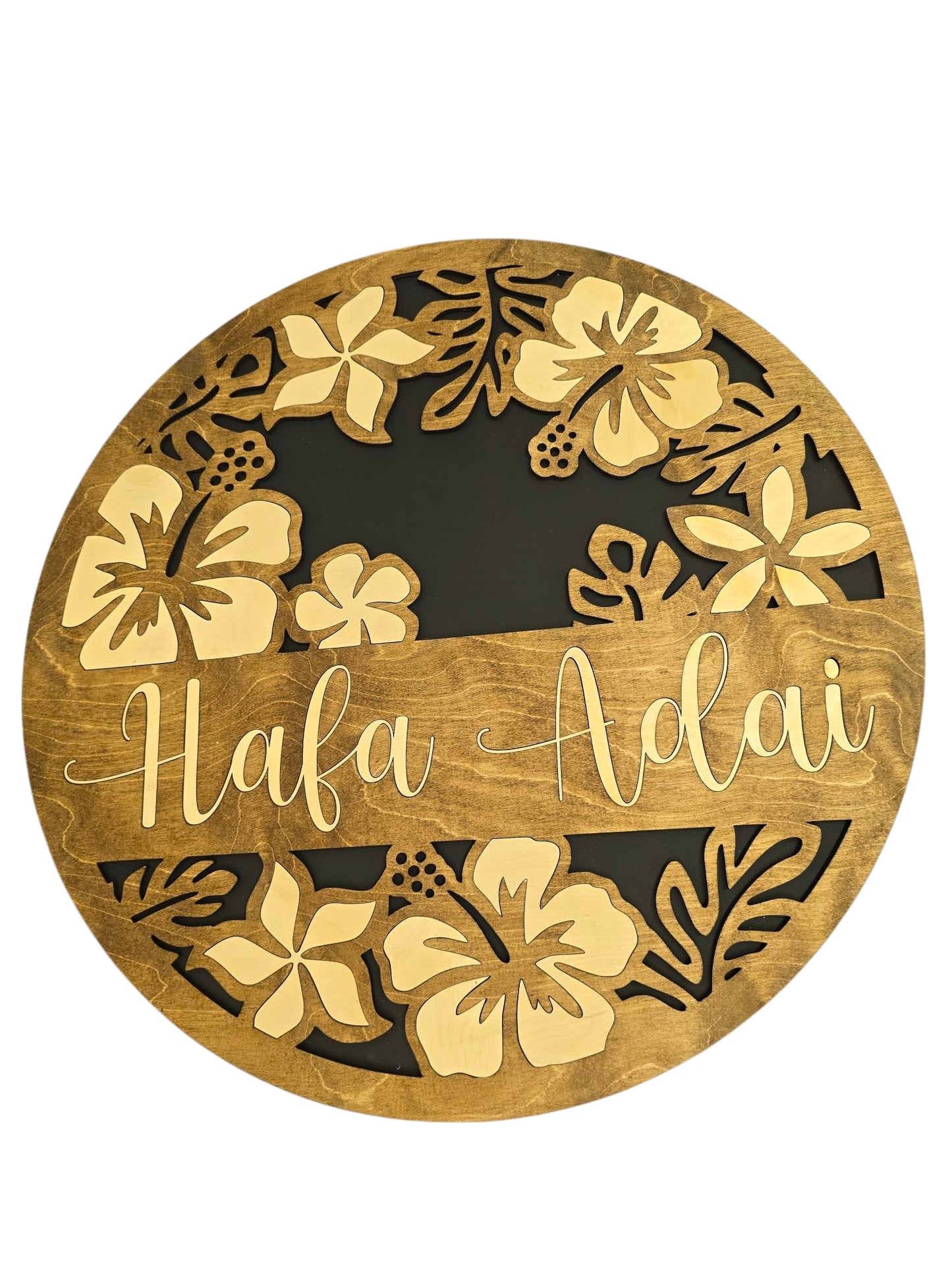 Handcrafted Island Greeting Signs – “Hafa Adai, Talofa, Aloha, Kumusta, Welcome”