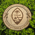Chamoru Heritage Round Sign – "I Kottura"