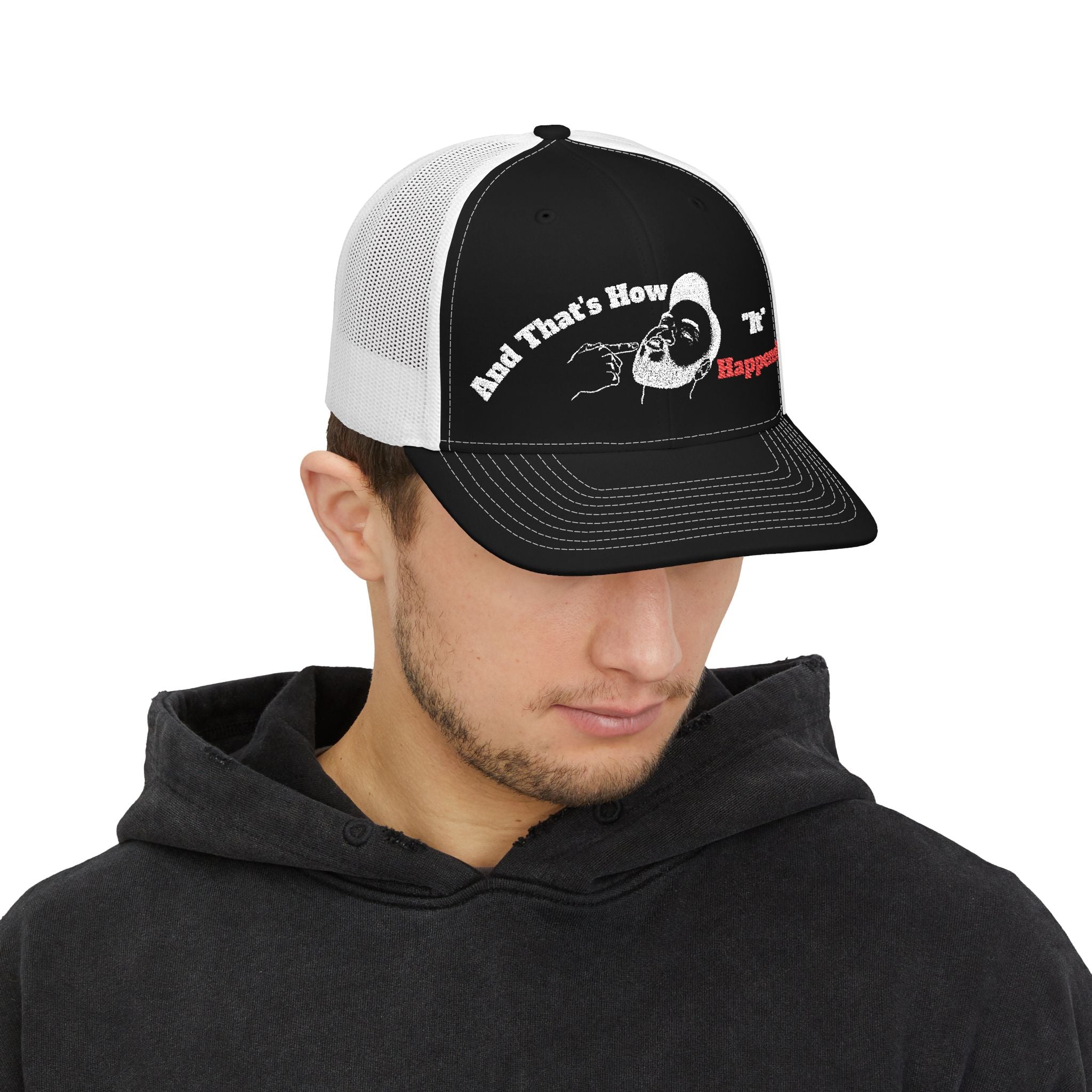 And That's How It Happens Logo Snap Back - Red Happens Text