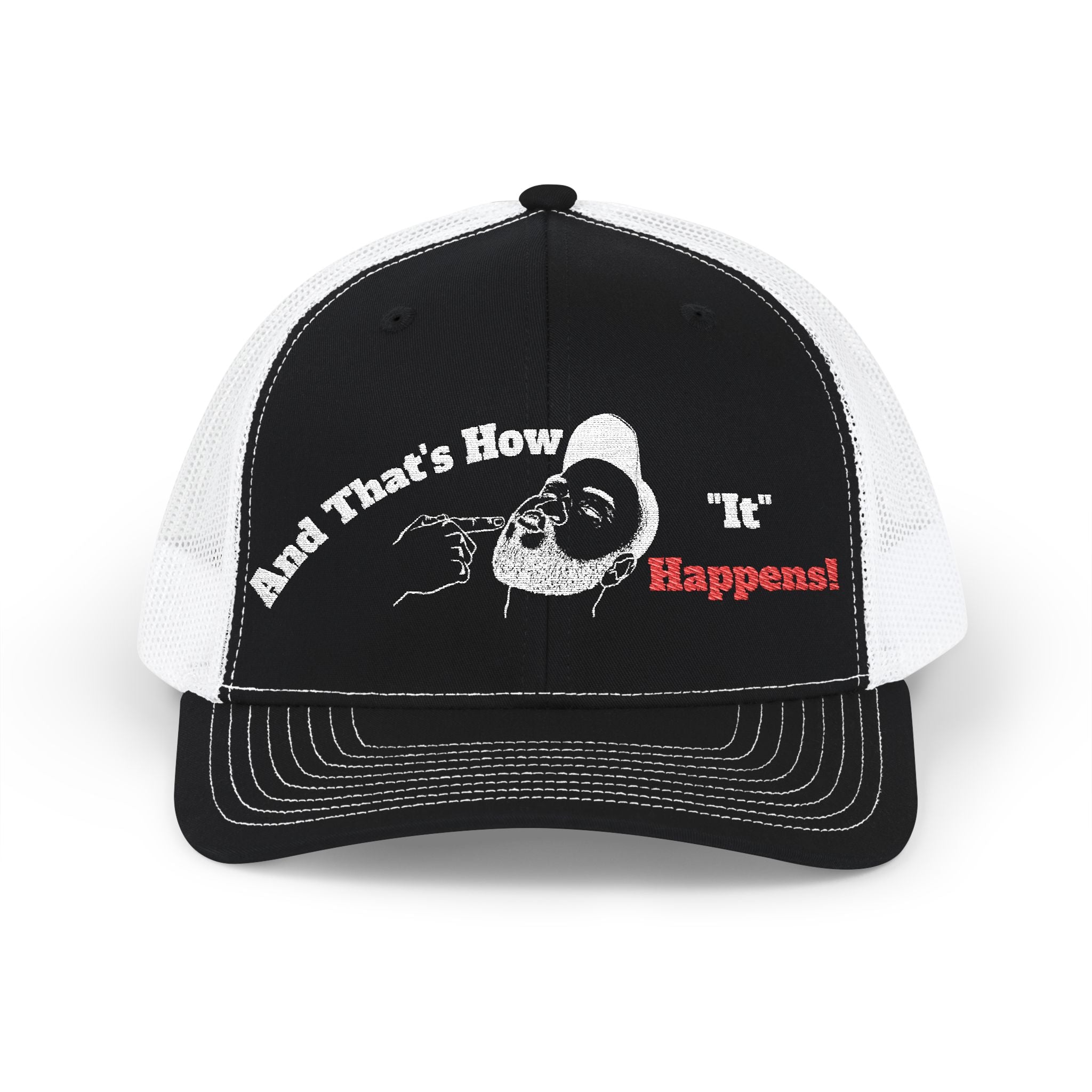 And That's How It Happens Logo Snap Back - Red Happens Text