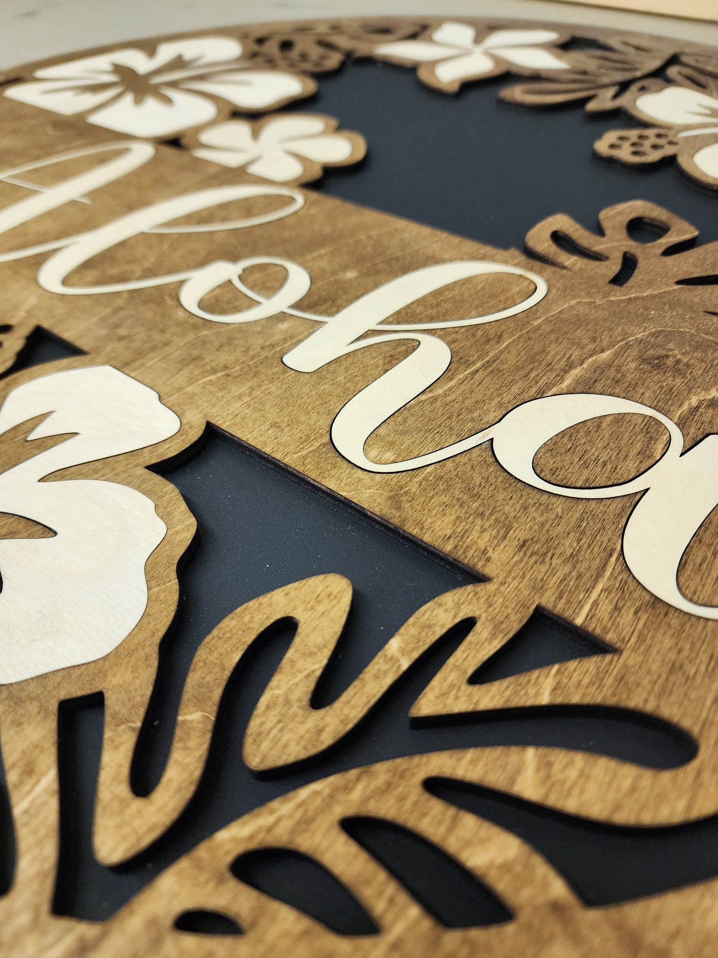 Handcrafted Island Greeting Signs – “Hafa Adai, Talofa, Aloha, Kumusta, Welcome”
