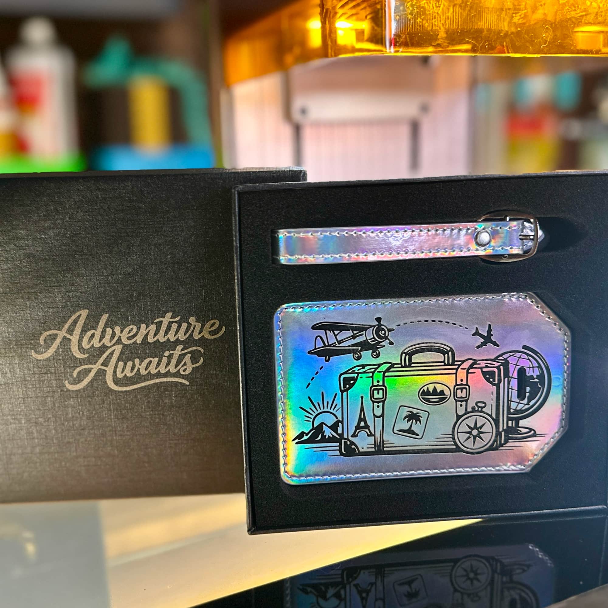 Engravable Laserette Luggage Tag