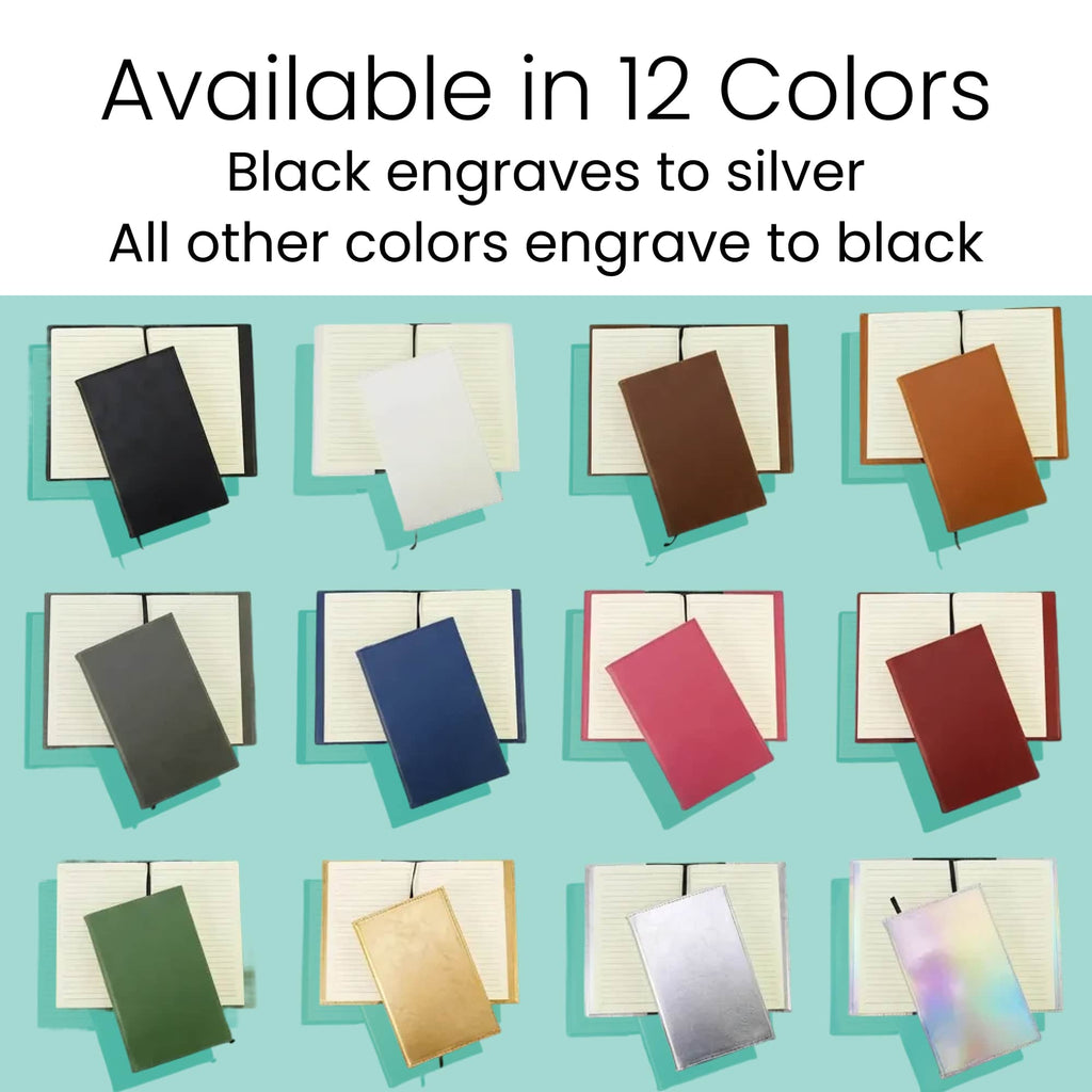Engravable Laserette Journal Notebook