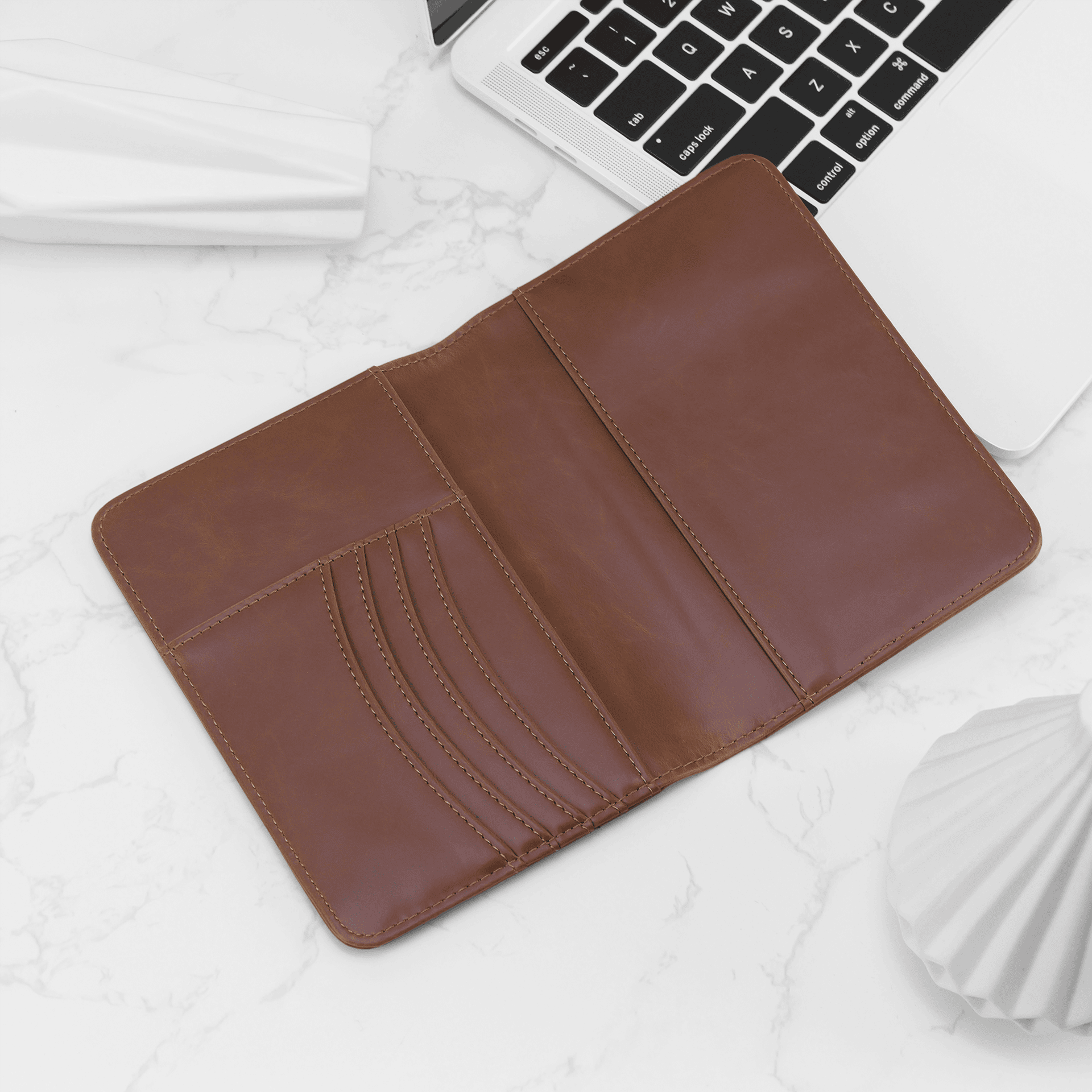 Engravable Laserette Passport Wallet
