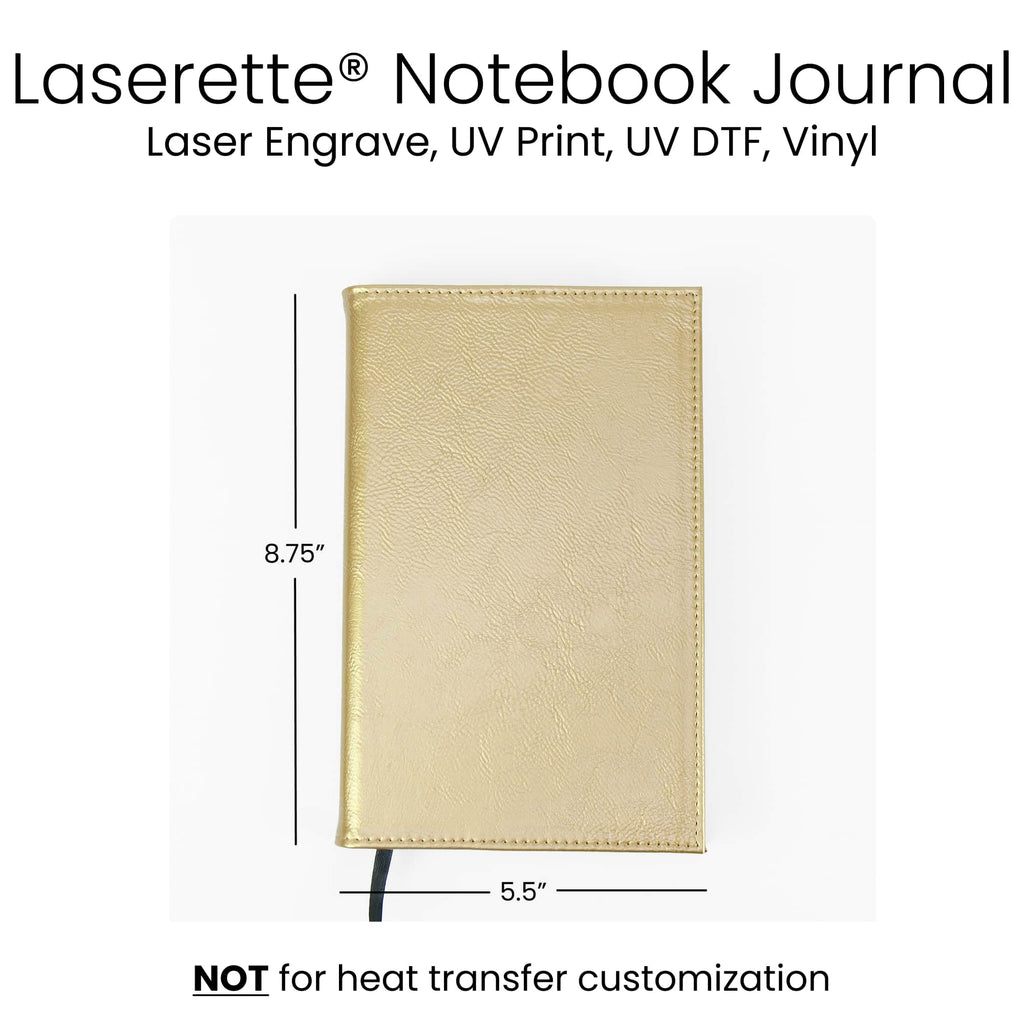 Engravable Laserette Journal Notebook