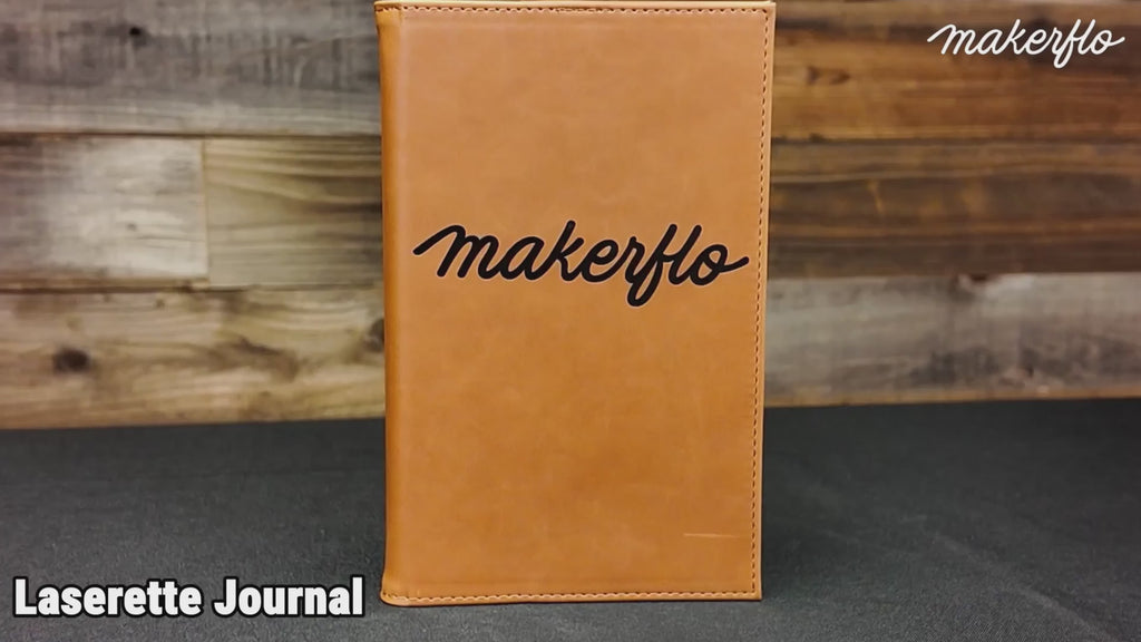 Engravable Laserette Journal Notebook