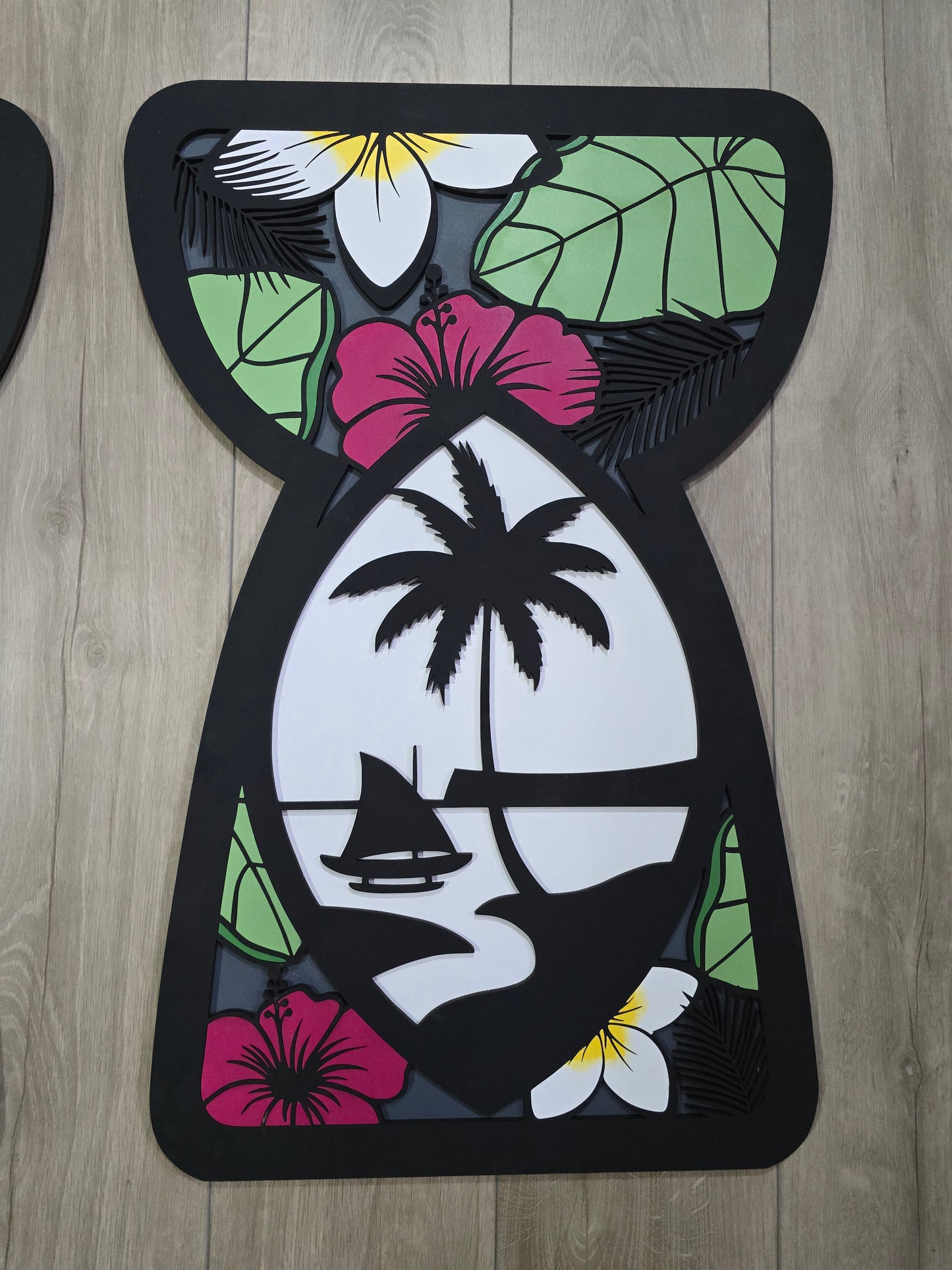 Guam Spirit Latte Stone Wall Art – 28" x 18.5"